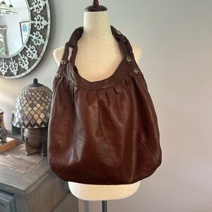 Lucky Brand Leather Boho Shoulder Handbag